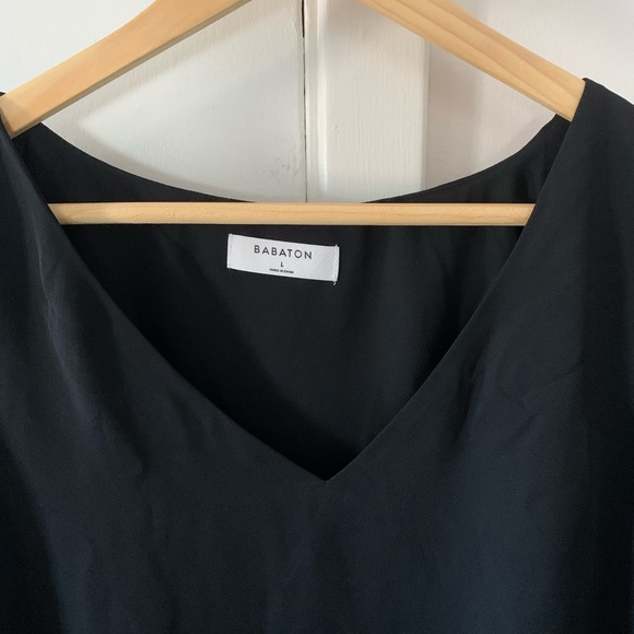 Aritzia Cropped, Sleeveless V-Neck Blouse - Picture 3 of 4